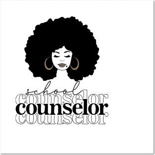 Black School Counselor- National School Counseling Week Posters and Art